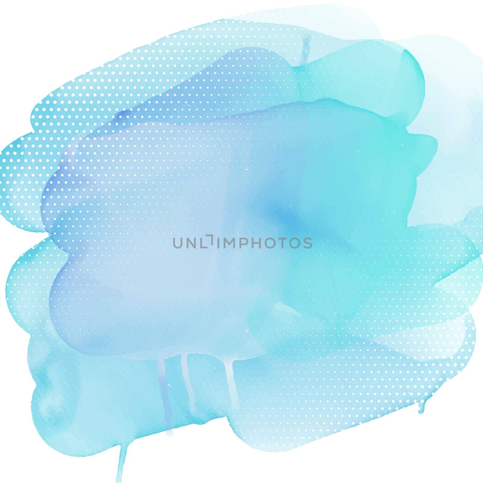 Abstract background with a detailed aqua themed watercolour texture