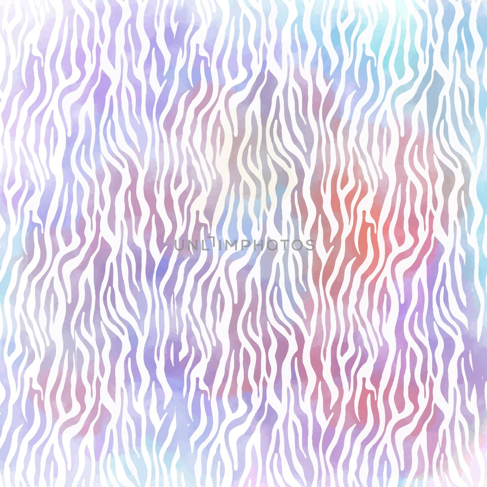 Animal print background with painted watercolour effect