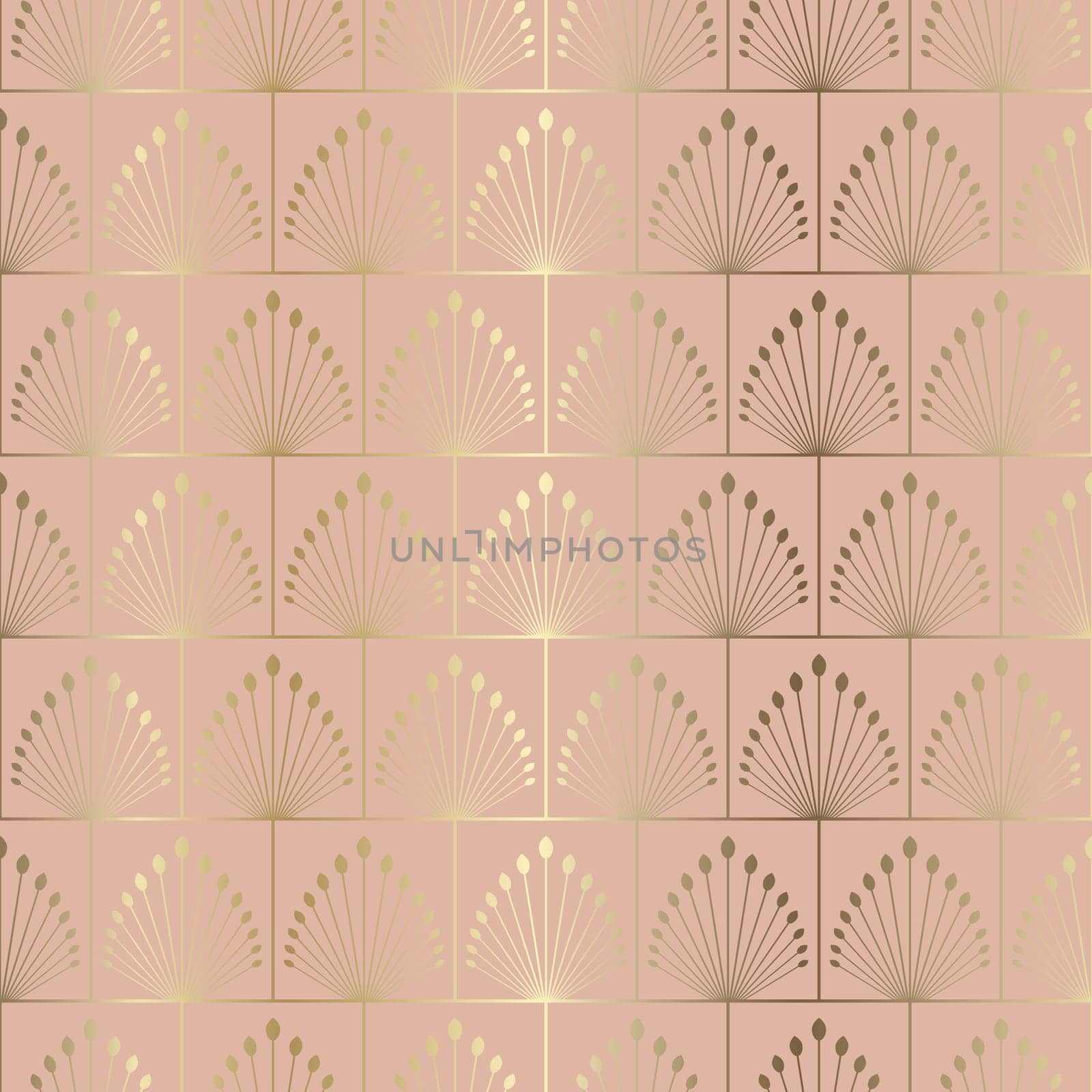 Seamless tiled background with art deco style pattern