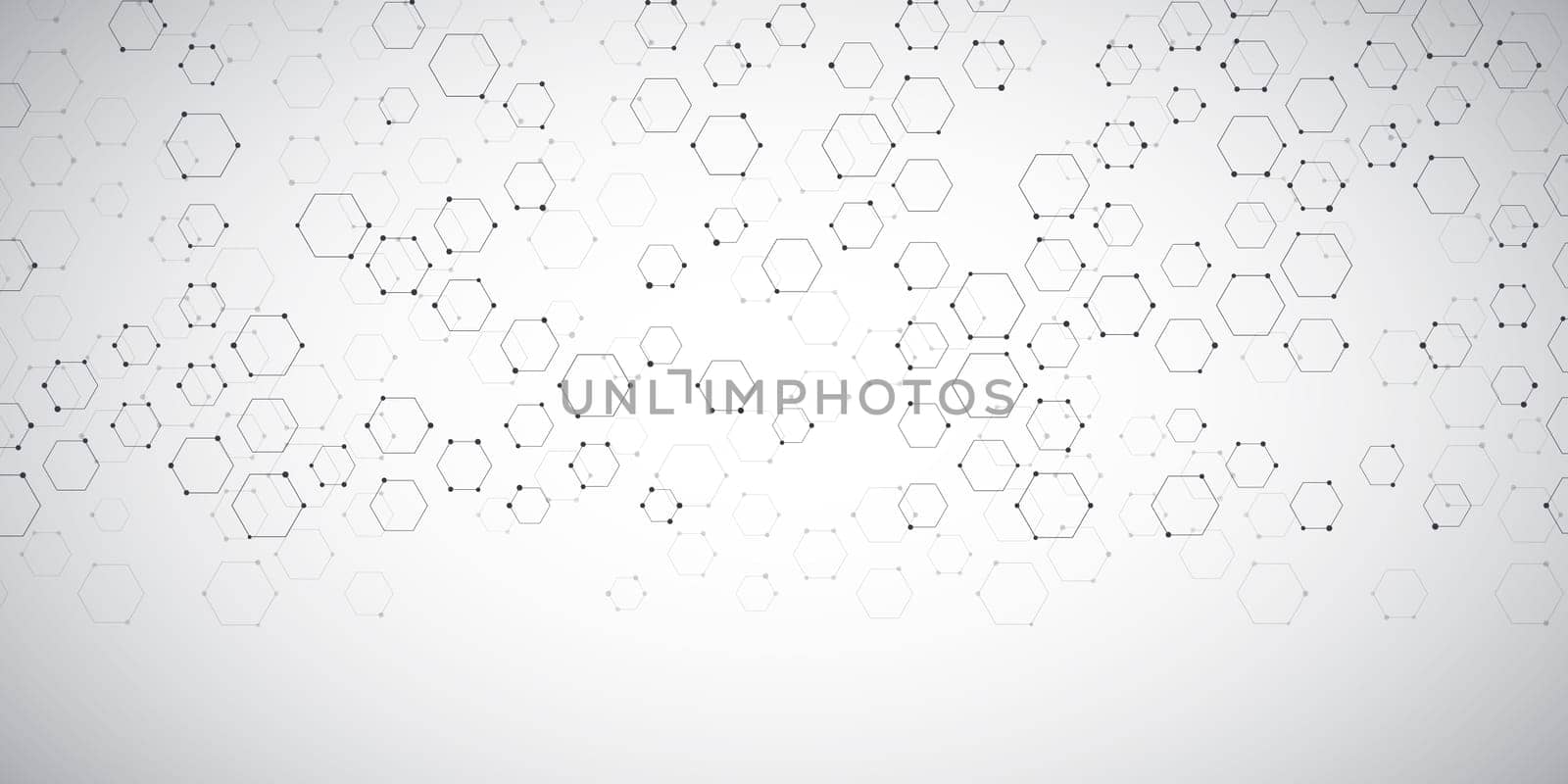 Banner background with abstract connections design