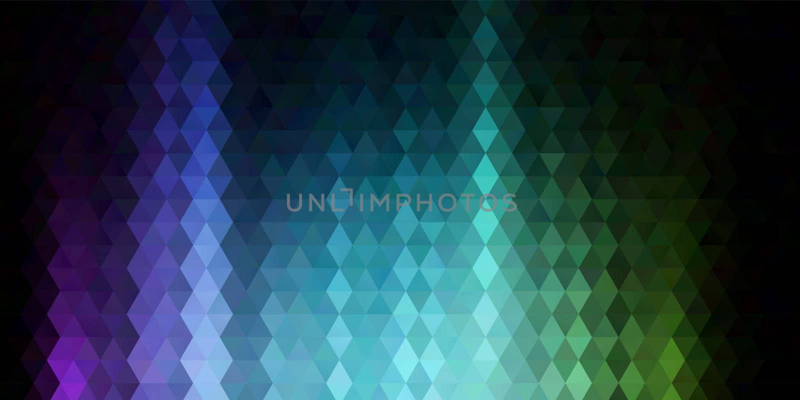 Banner with a dark coloured low poly design