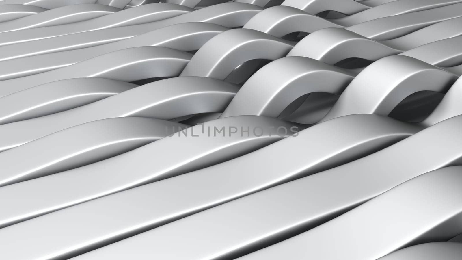 Render of 3D Geometric Abstract Background