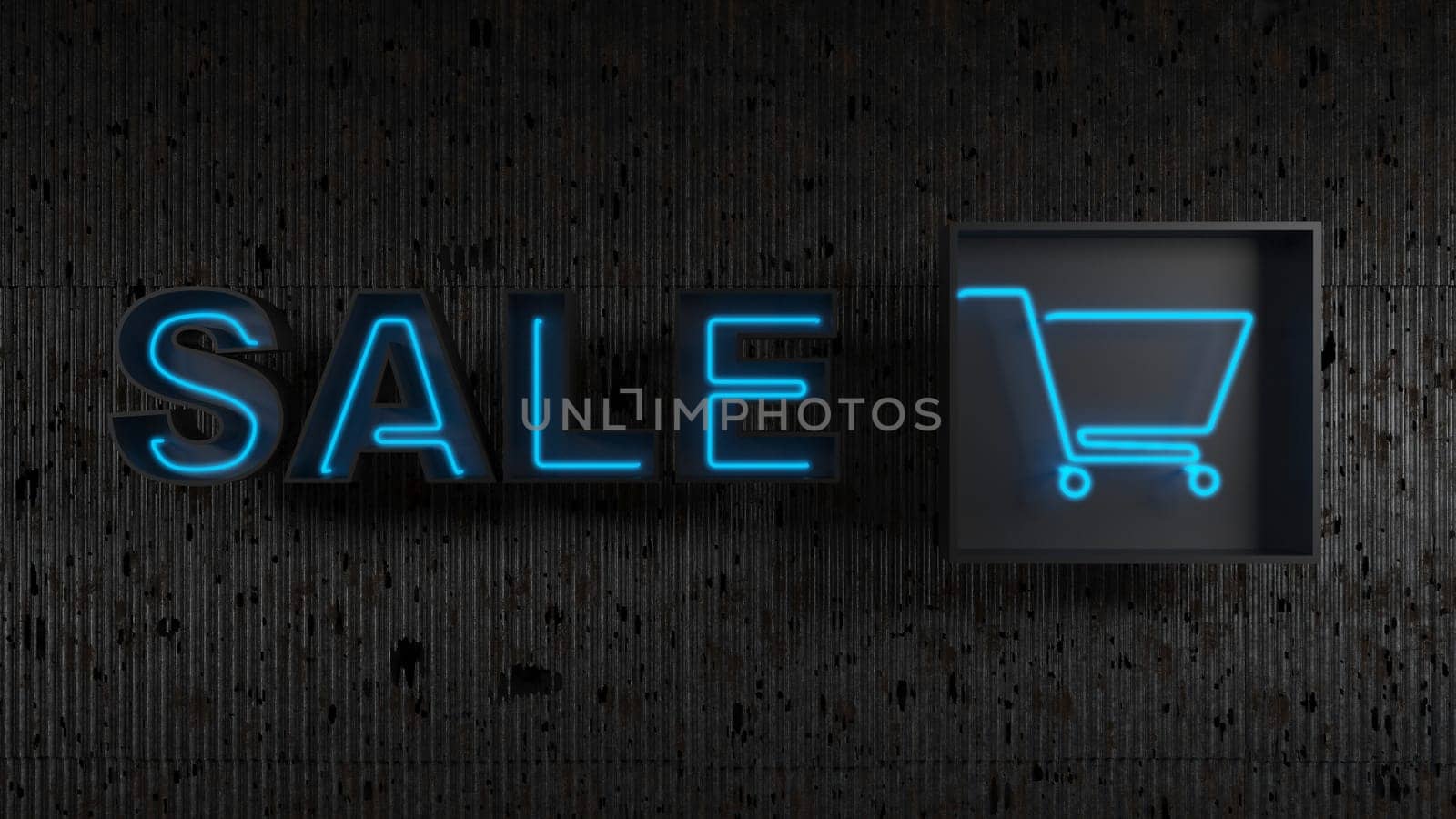 3d render of Black Friday sale background