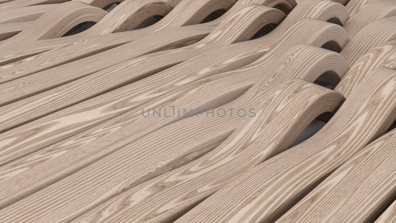 Render of 3D Geometric Abstract Background