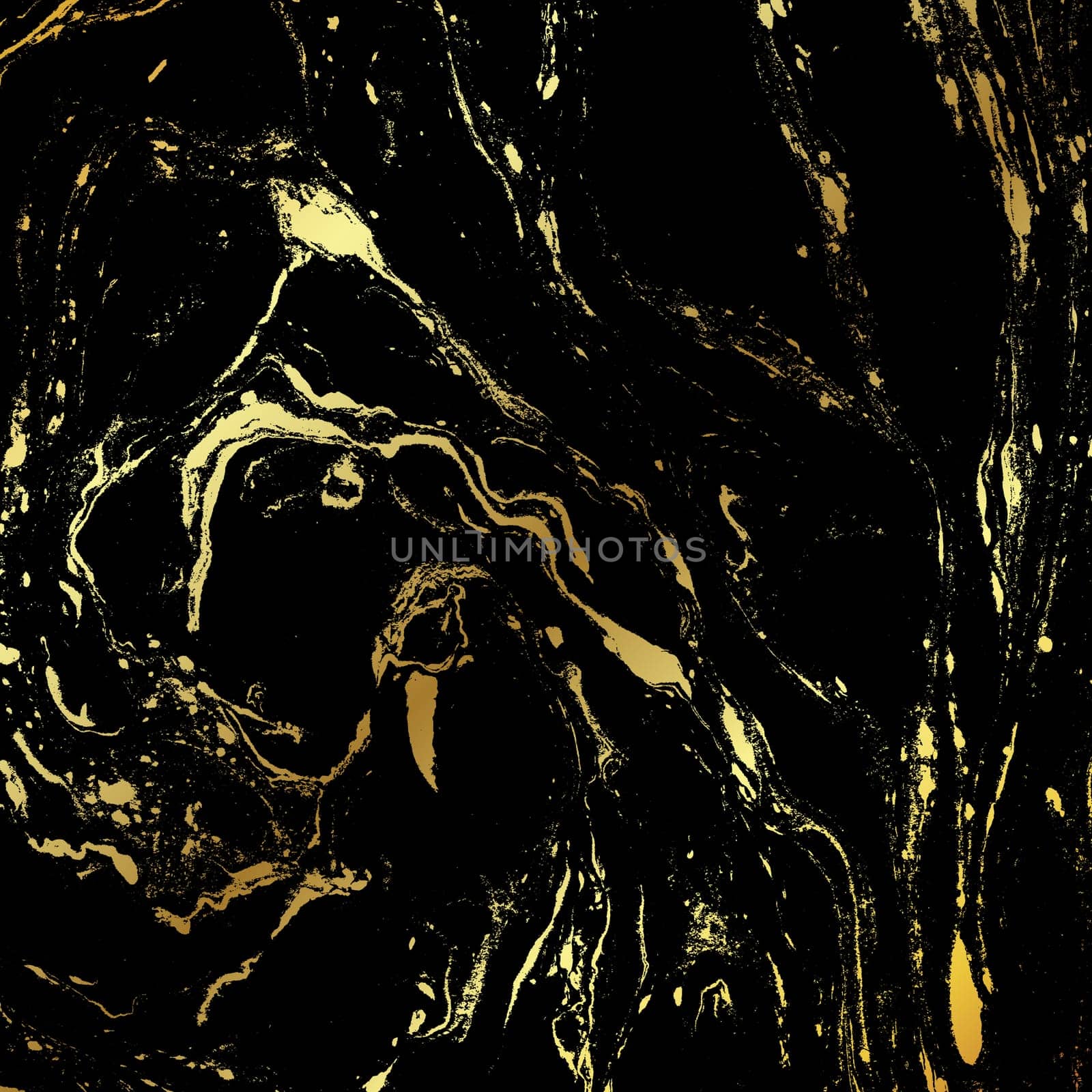 Black and gold marble texture background
