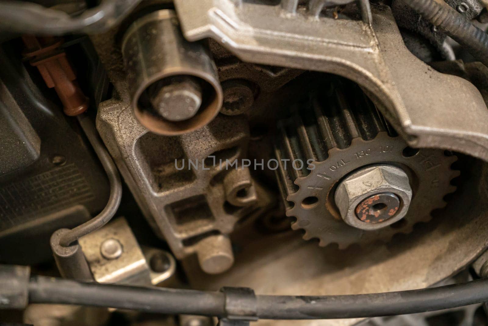Pulley in the car engine