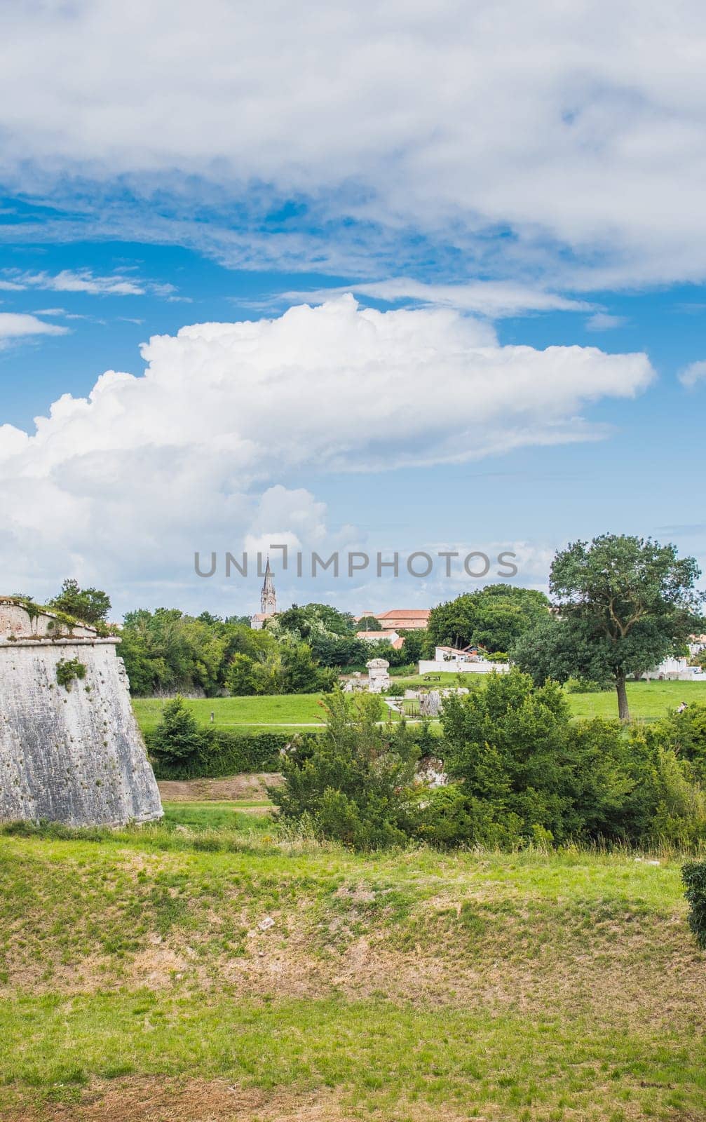 Fortification of the citadel of Château d'Oléron, on the island of Oléron in France