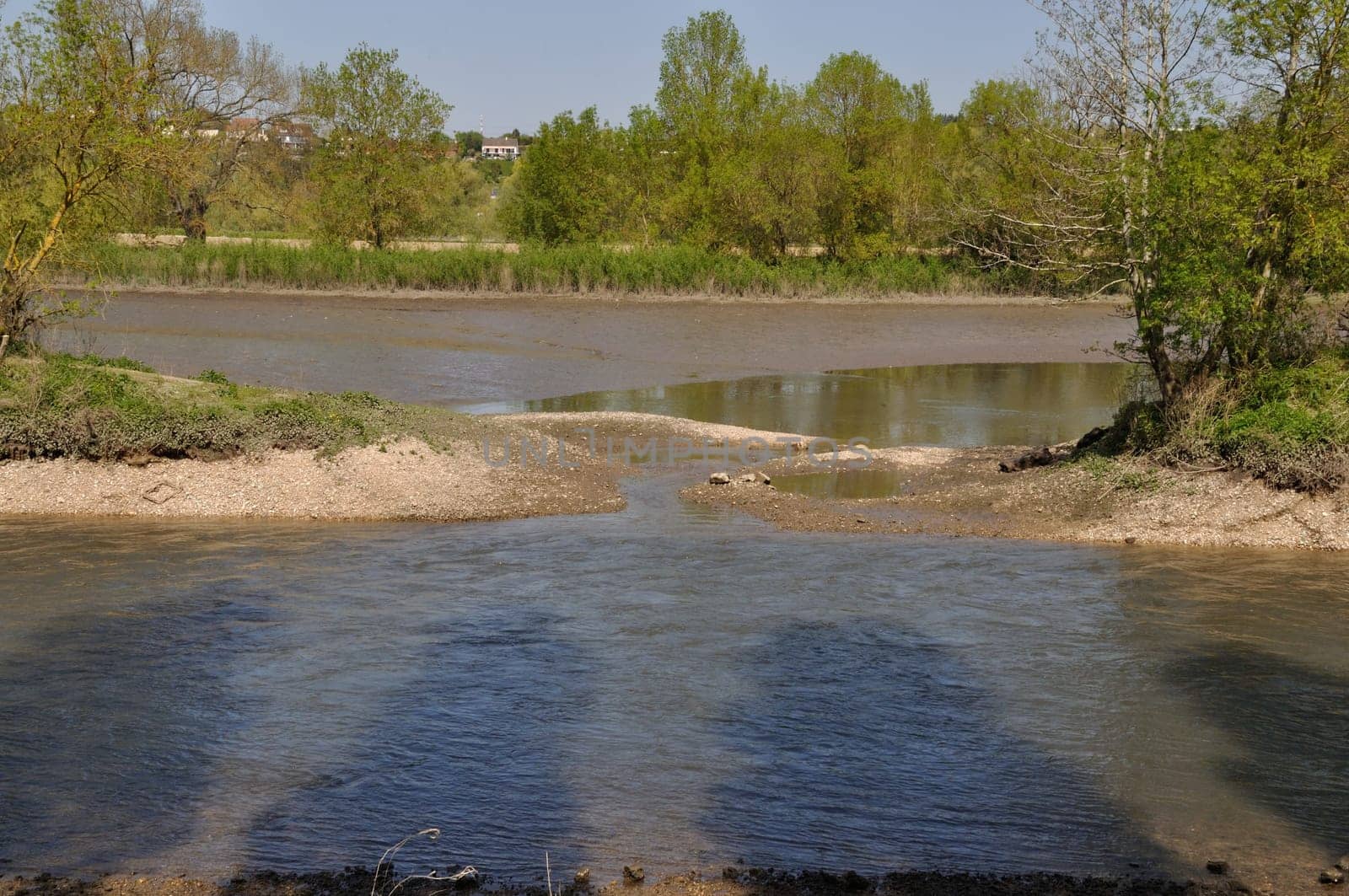 Banks of the Seine at Elbeuf in Normandy