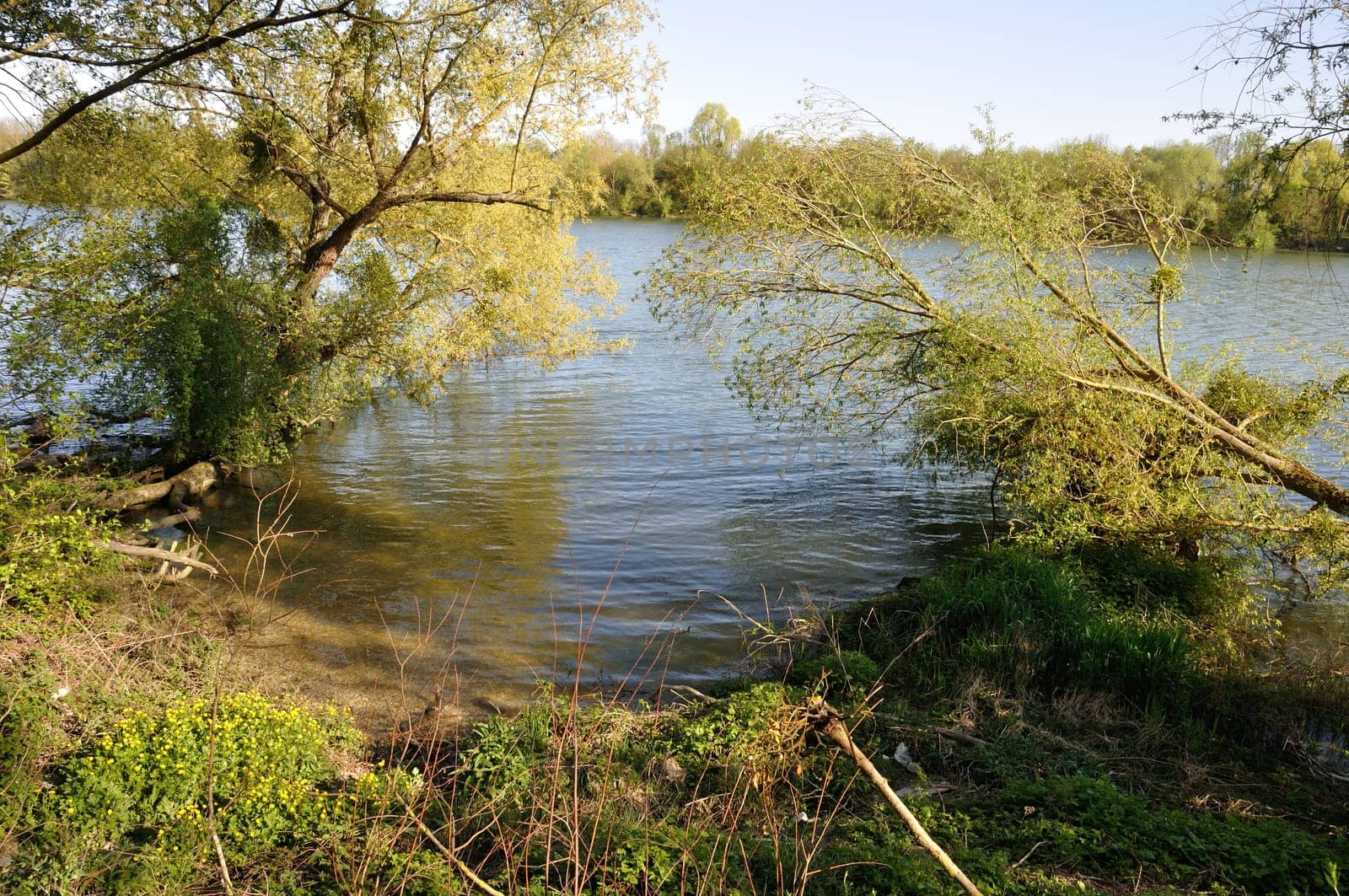 Banks of the Seine at Elbeuf in Normandy