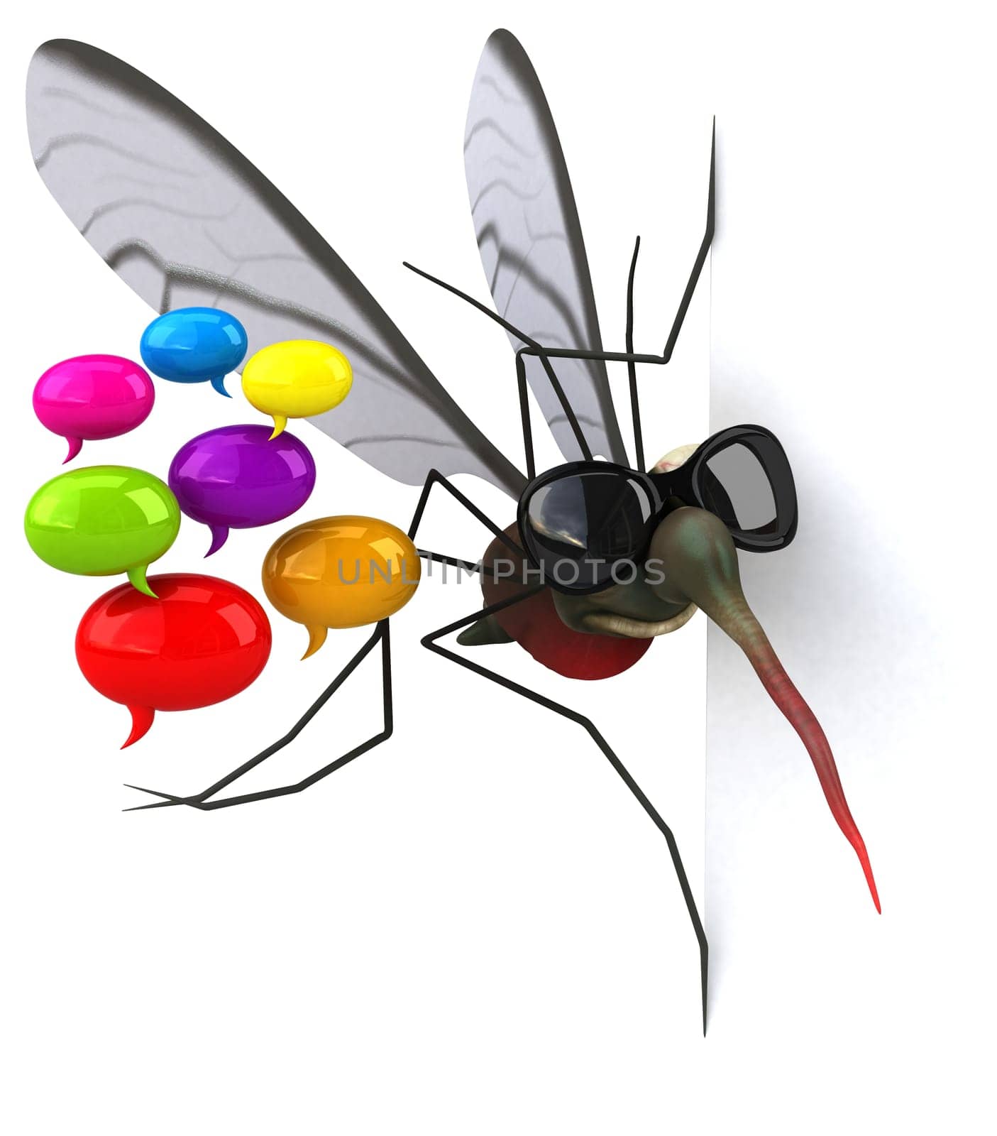 Mosquito - 3D Illustration
