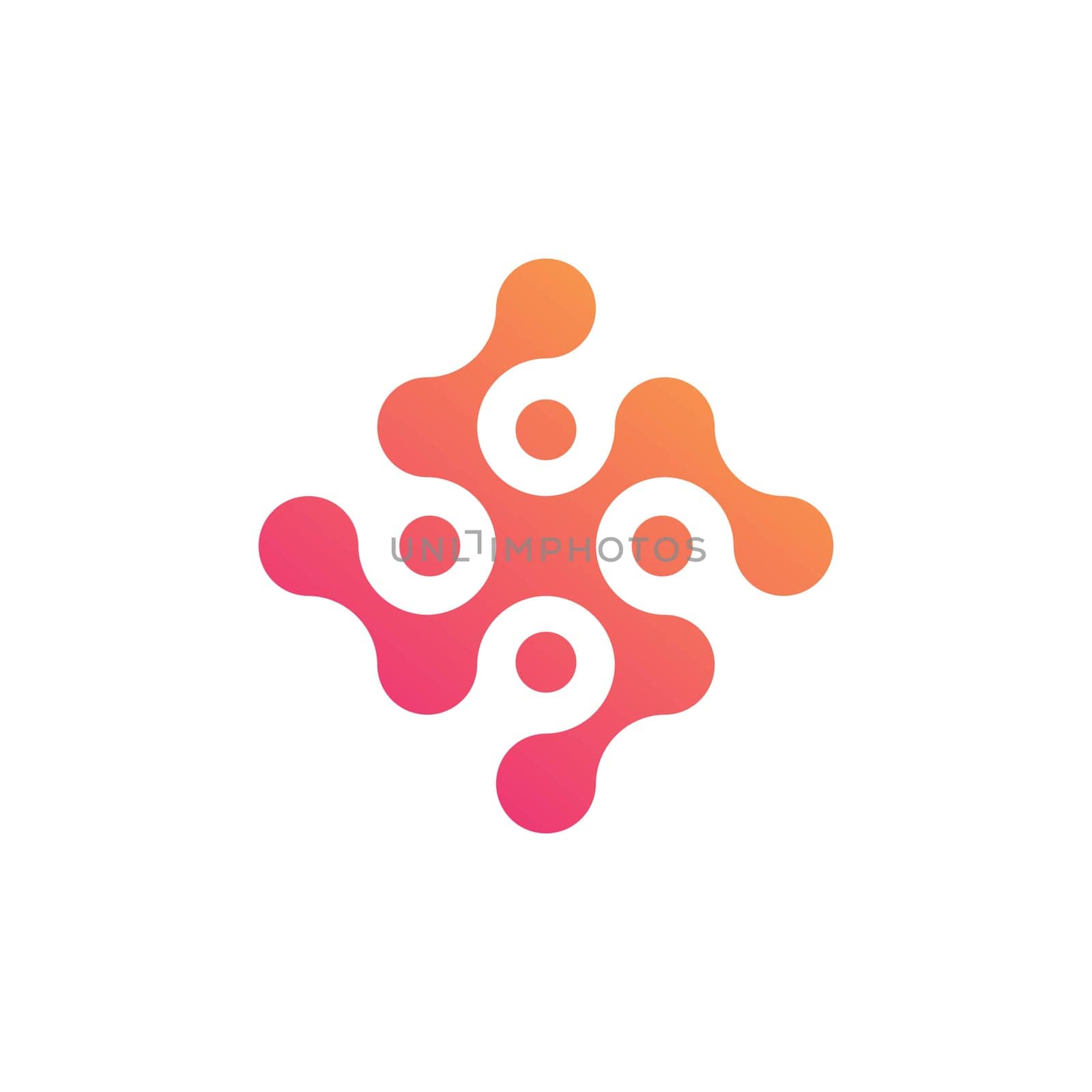 Meta Ball icon vector design template