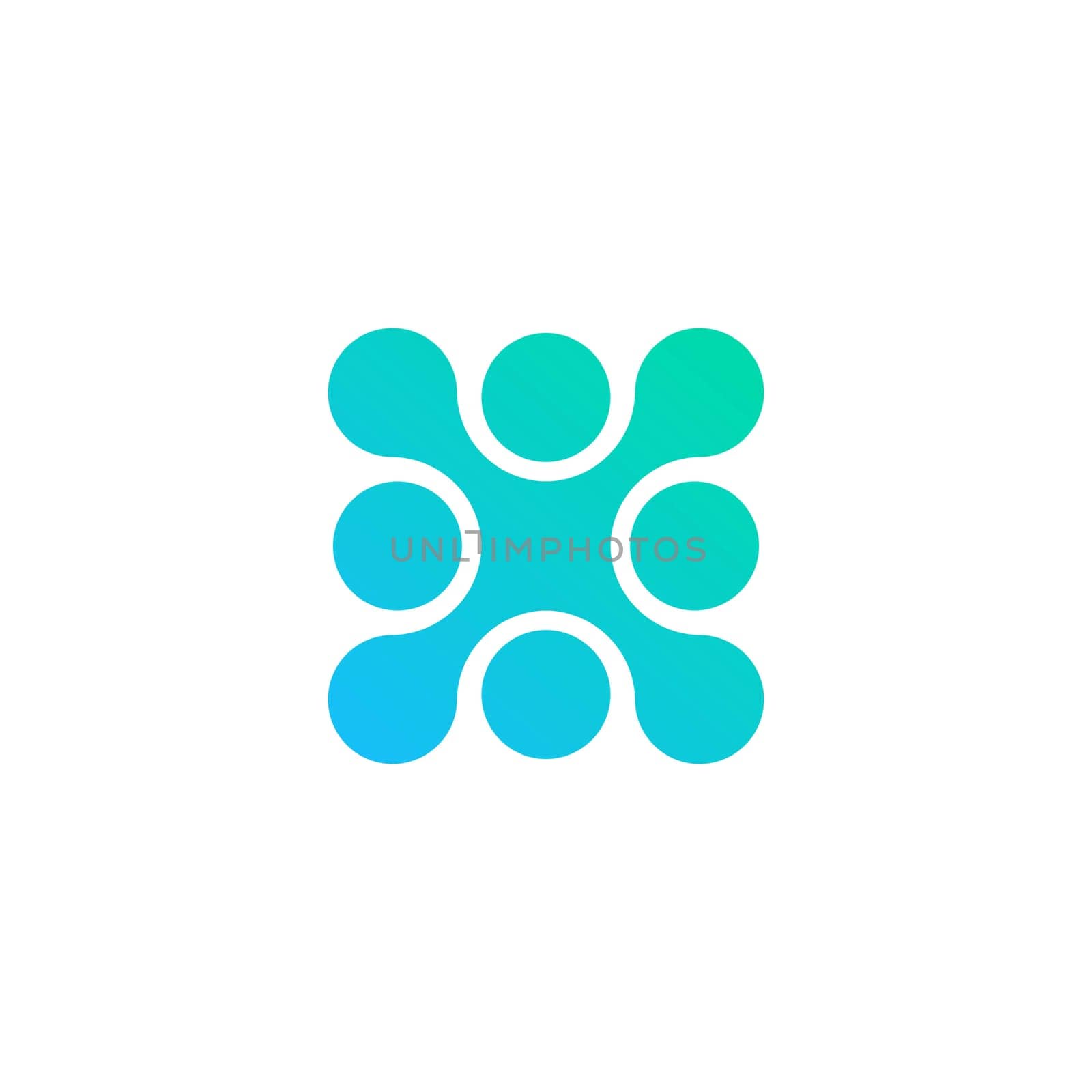 Meta Ball icon vector design template