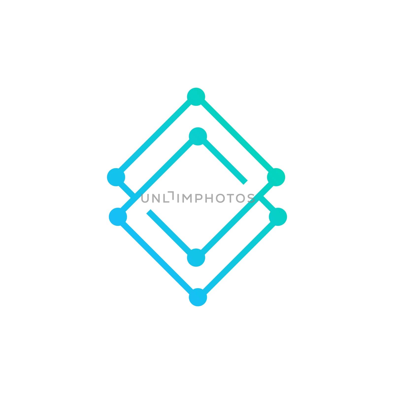 Circuit Logo Template vector illustration icon design
