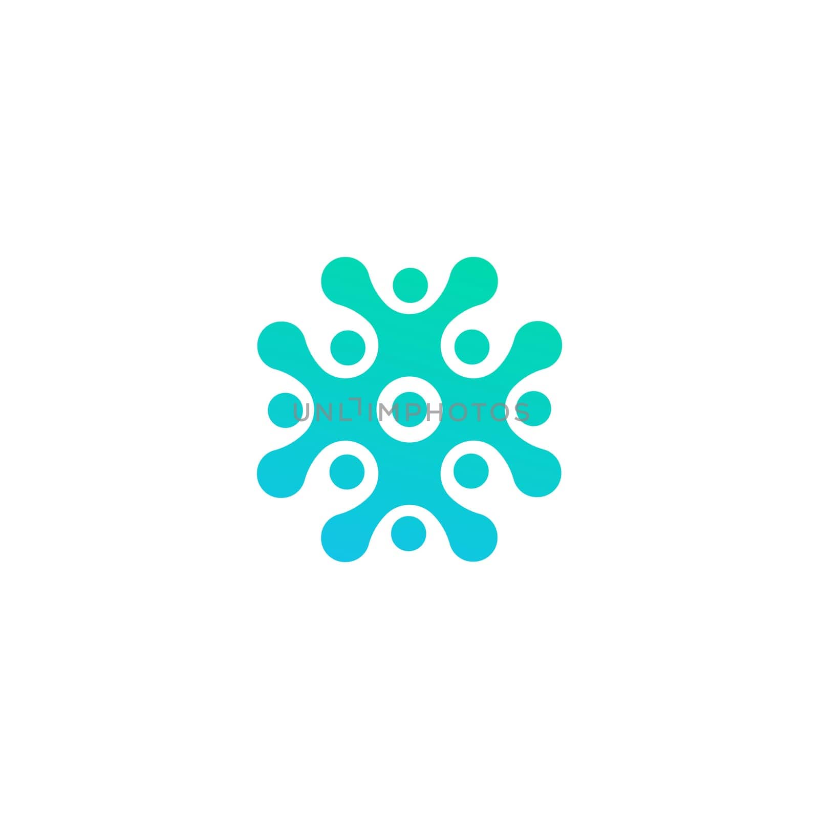 Meta Ball icon vector design template