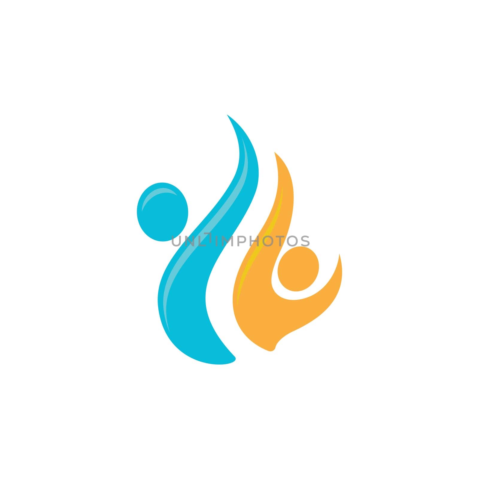 Community, network and social icon design template