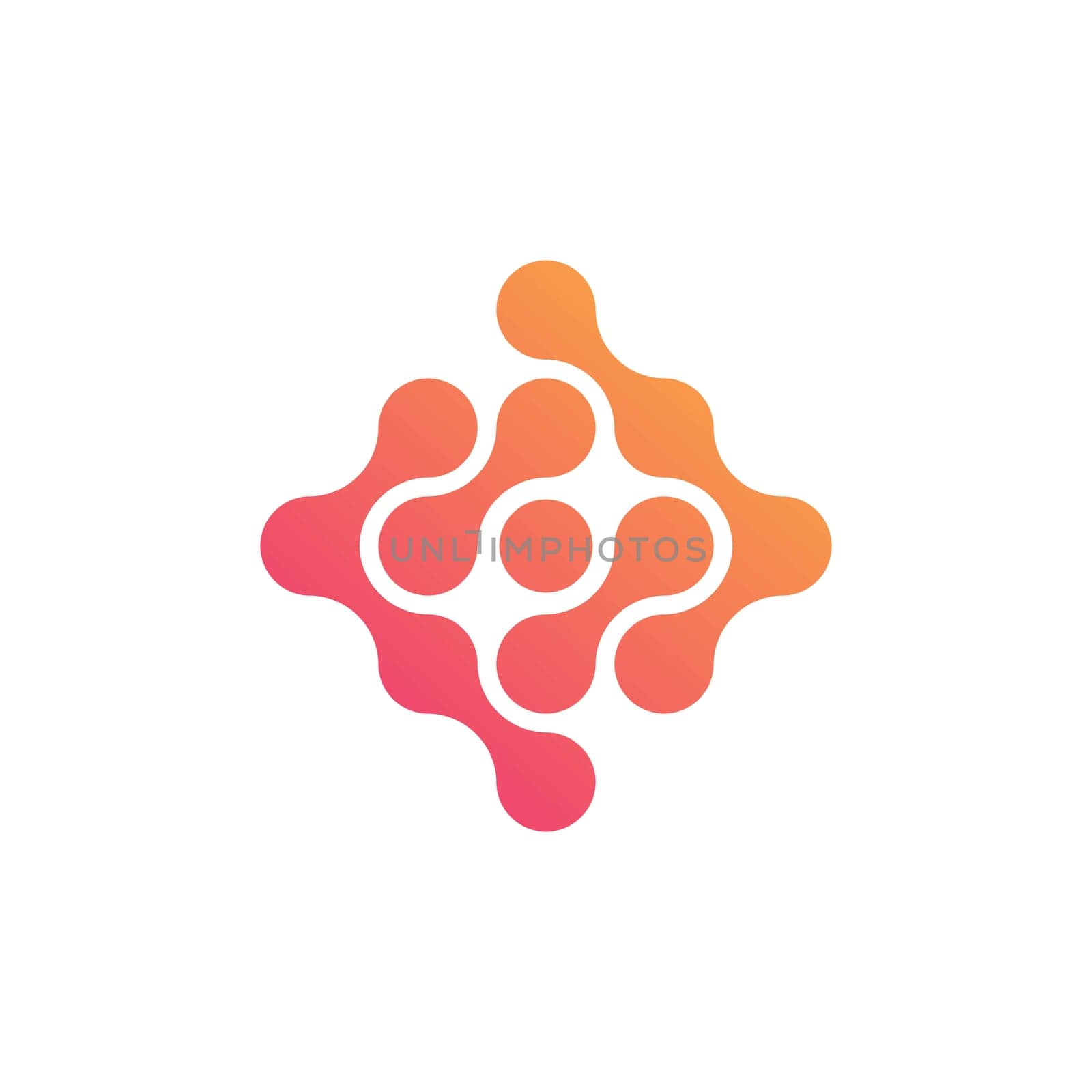 Meta Ball icon vector design template
