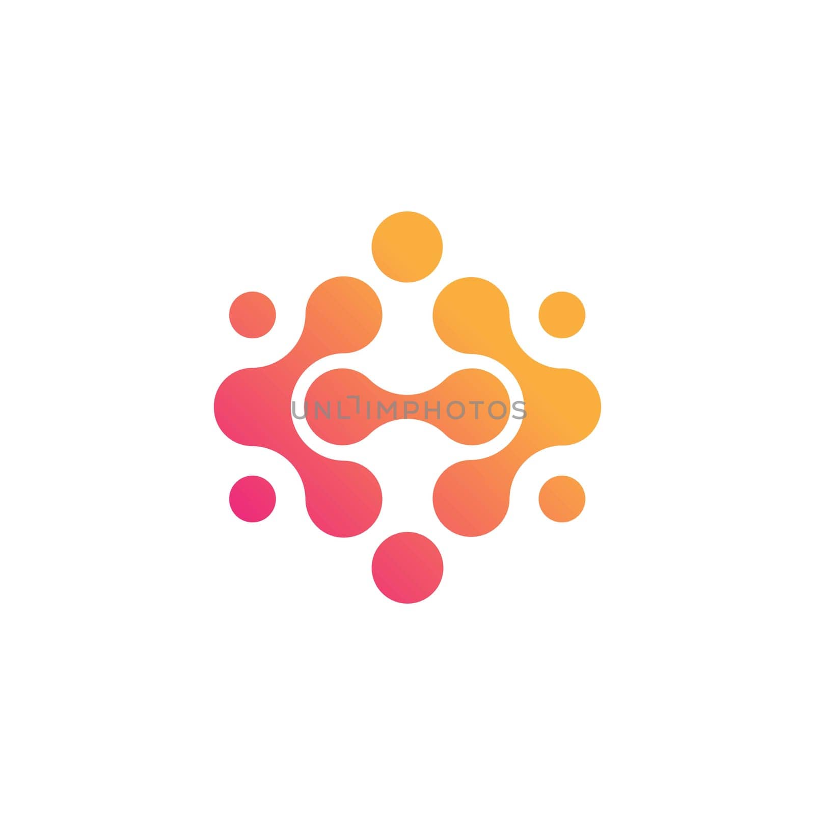 Meta Ball icon vector design template
