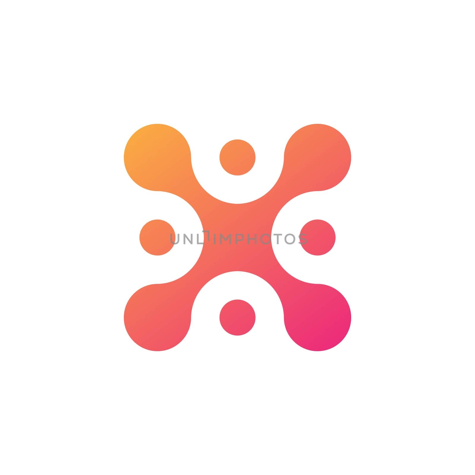 Meta Ball icon vector design template