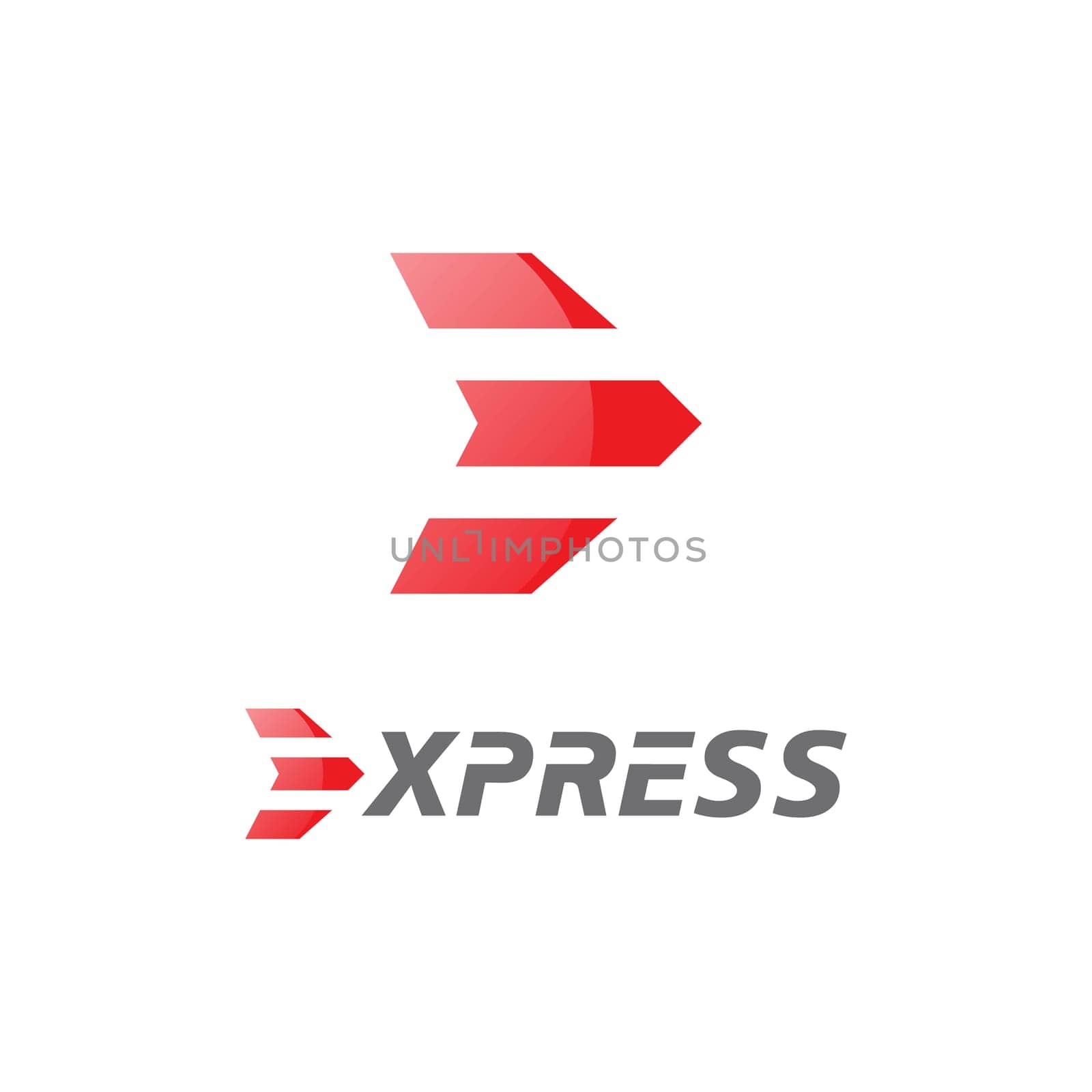 express logo Vector icon design illustration Template