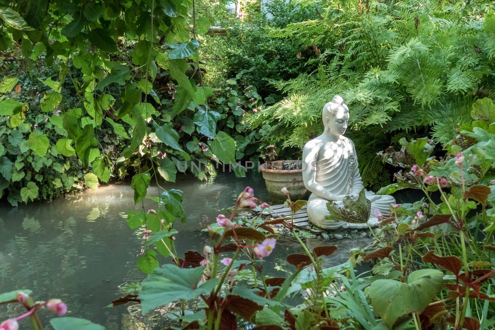 André Heller Botanical Garden. Gardone Riviera (BS), ITALY - August 25, 2020