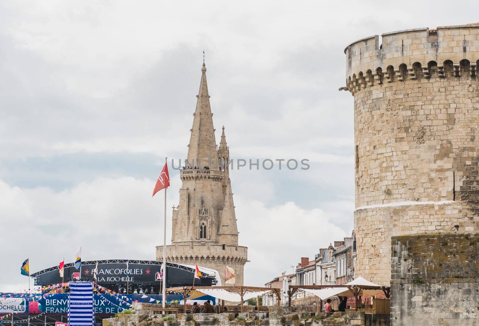 The lantern tower in La Rochelle in the Charente-maritime region of France