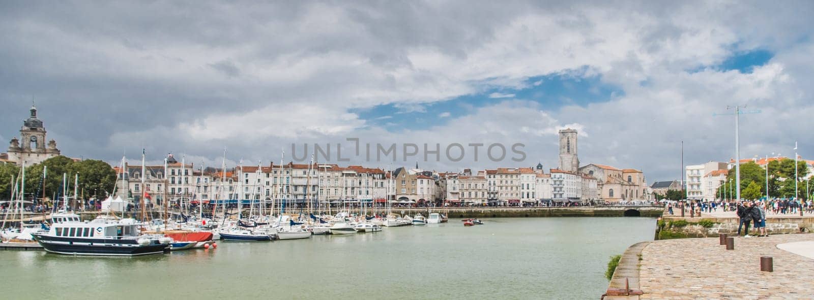 Old port of La Rochelle in Charente-Maritime in France
