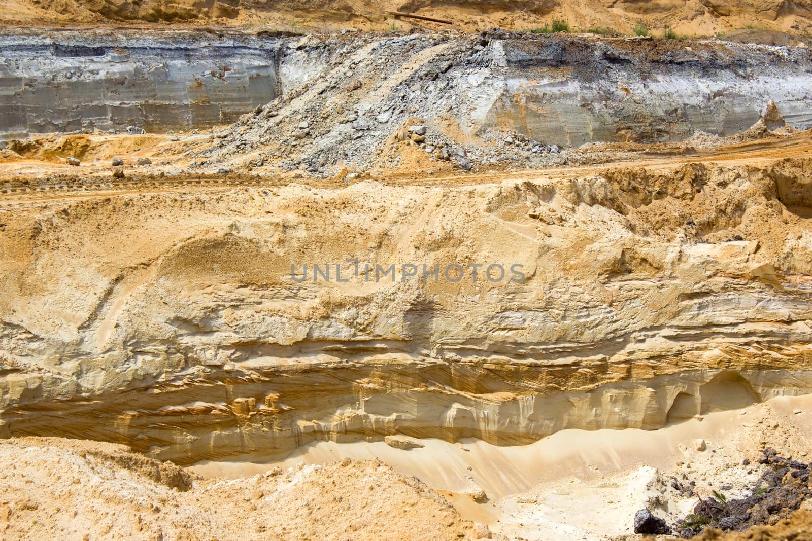 clay mining in Brueggen in Germany, North Rhine Westphalia, Germany