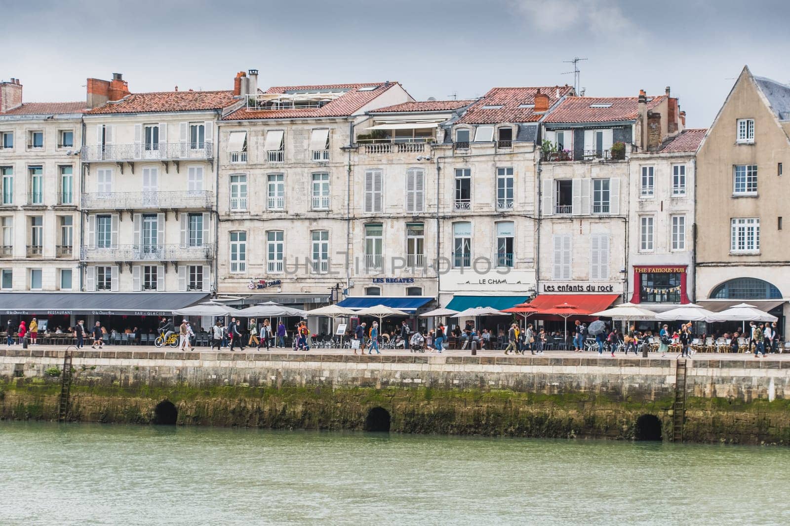 Old port of La Rochelle in Charente-Maritime in France
