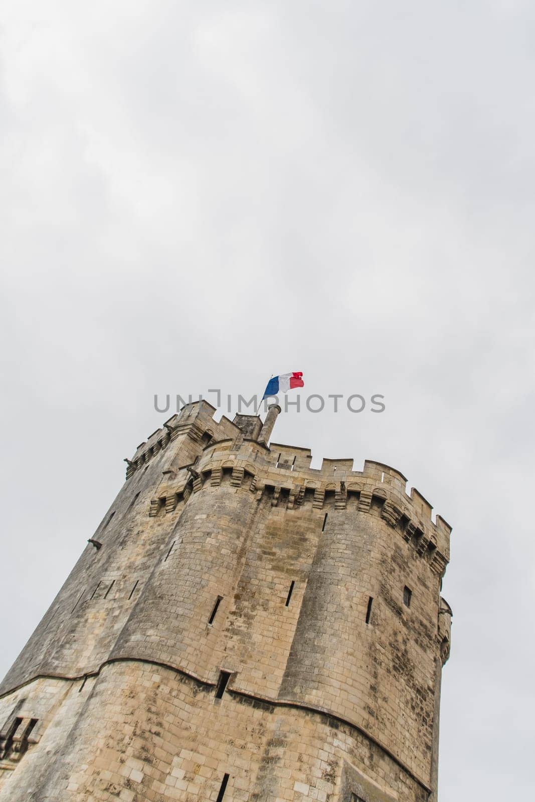 The Saint-Nicolas tower in La Rochelle in the Charente maritime region of France