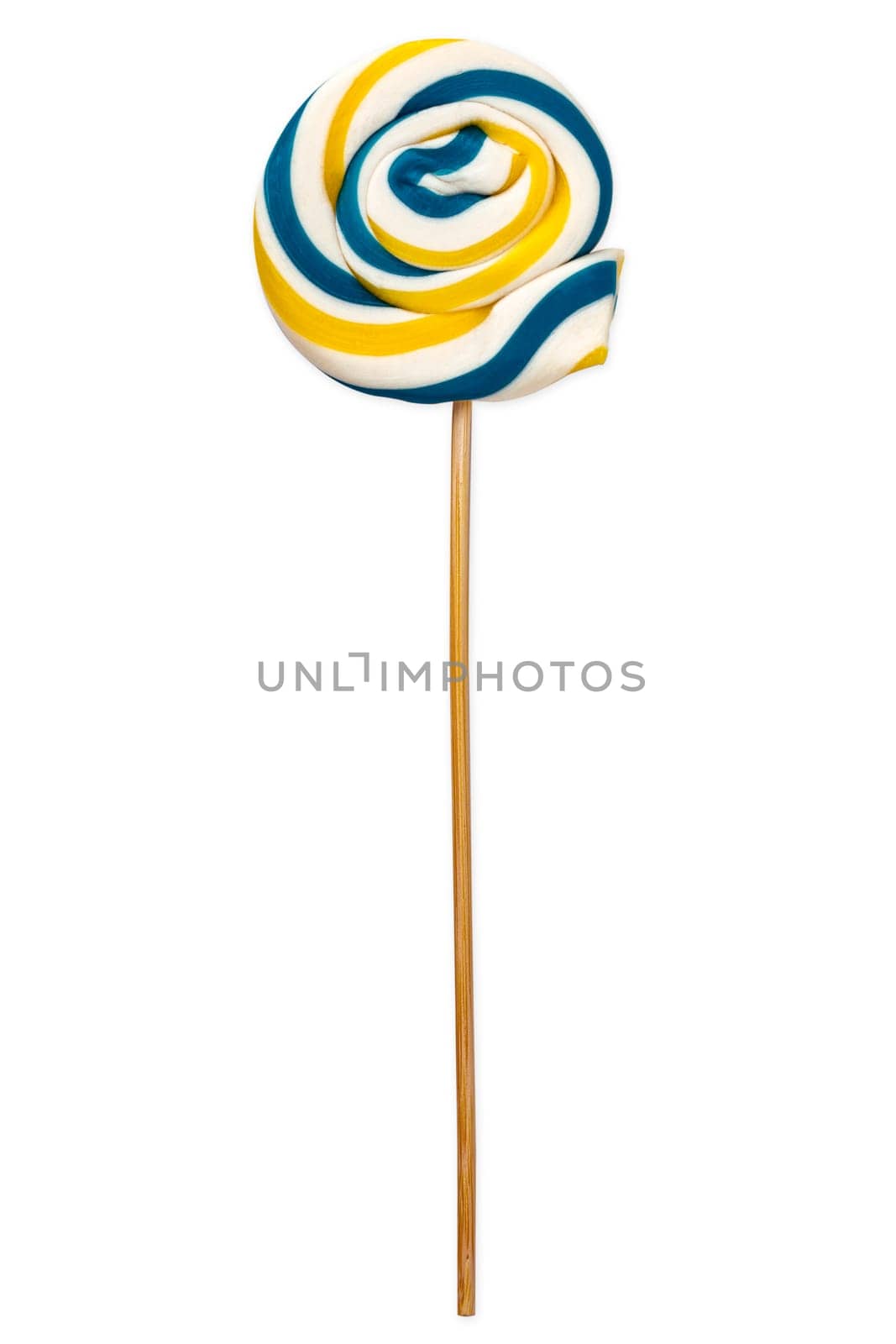 Sweet colourful Lollipop isolated over white background