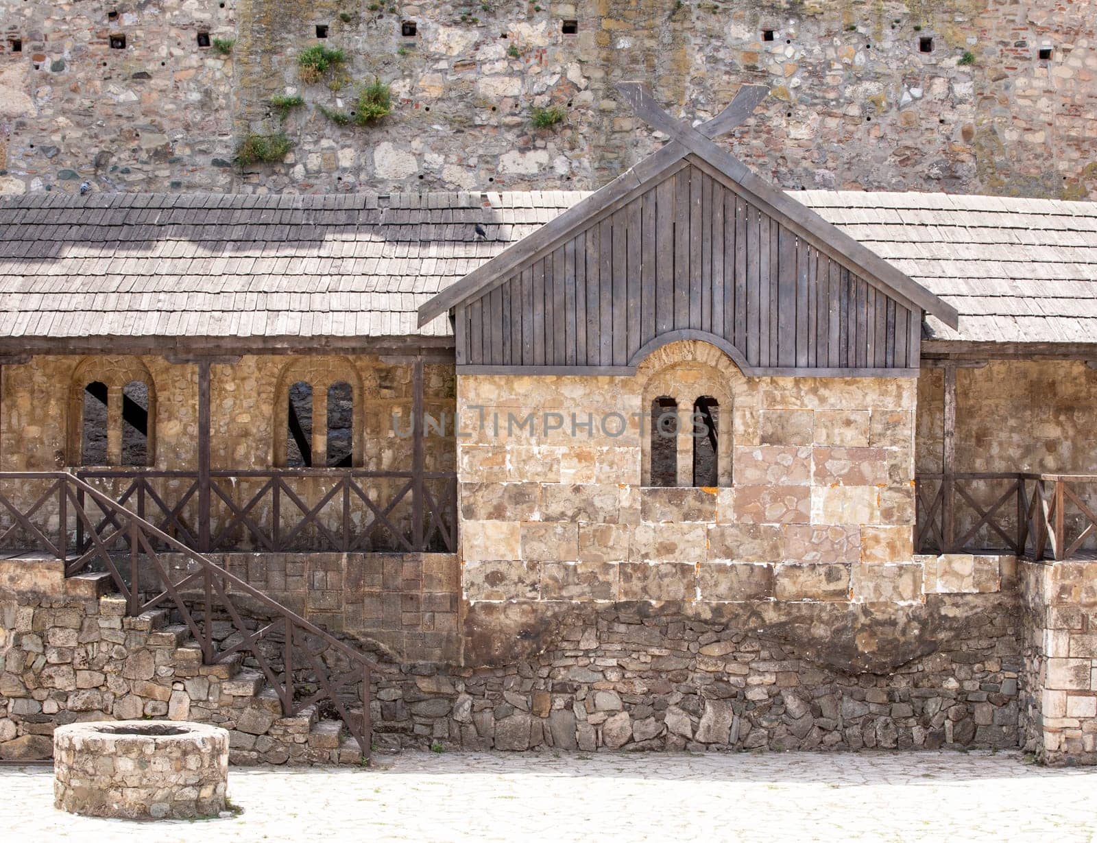 The Interior inside the old restored Smederevo Fortress, Serbia