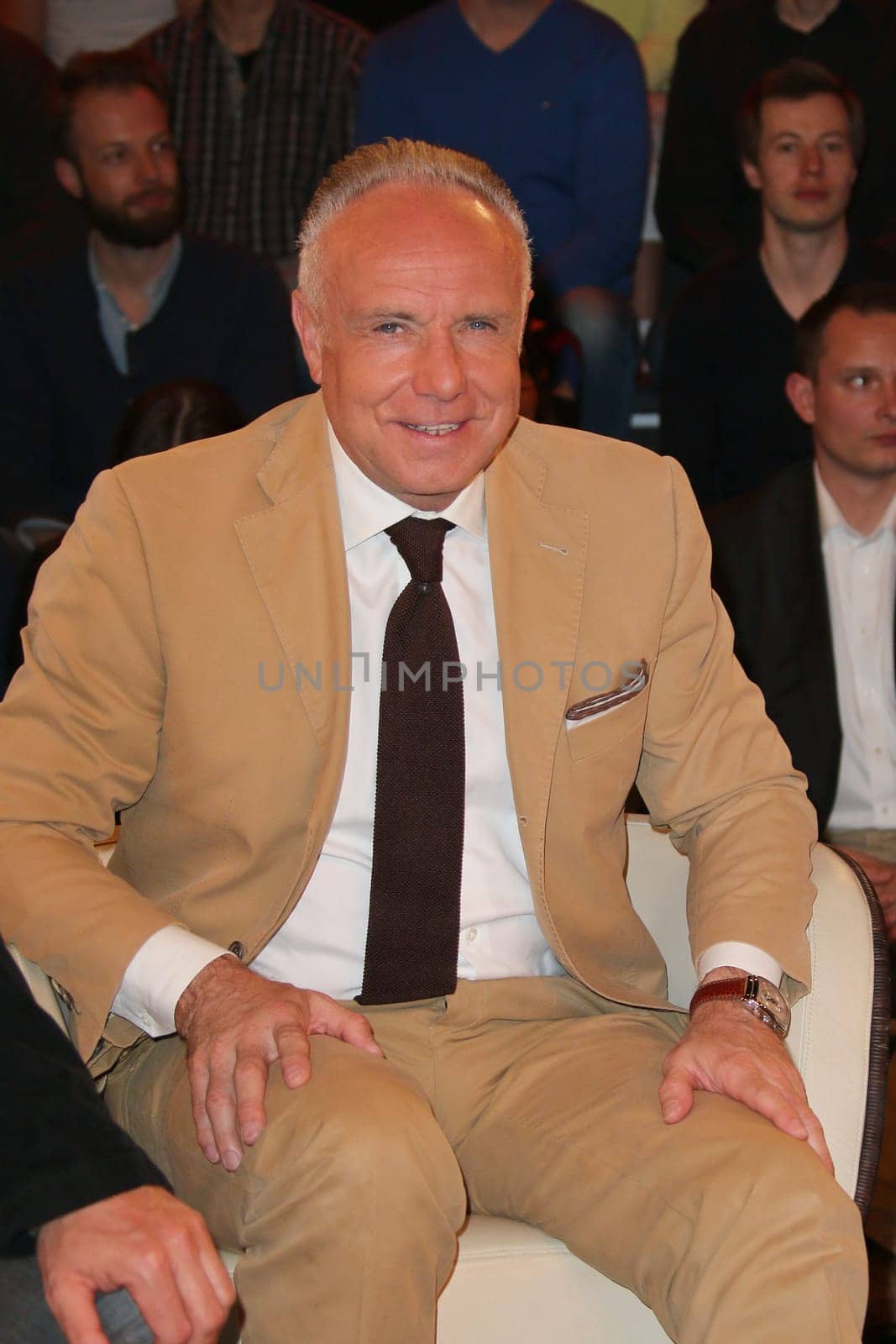 Michael Rummenigge (ex-football pro),broadcast 2 by Markus Lanz at Studio Stahltwiete,Hamburg,15.04.2015