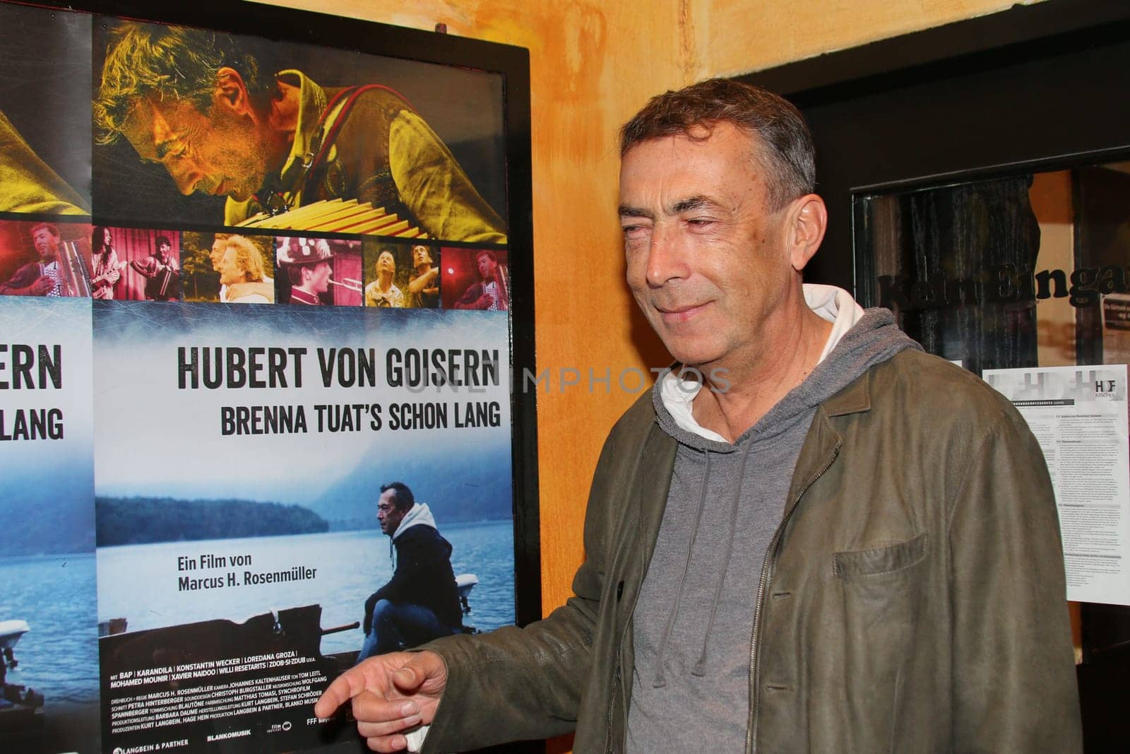 Hubert von Goisern,premiere of the film "Brenna tuats schon lang"" at Abaton,Hamburg,15.04.2015"