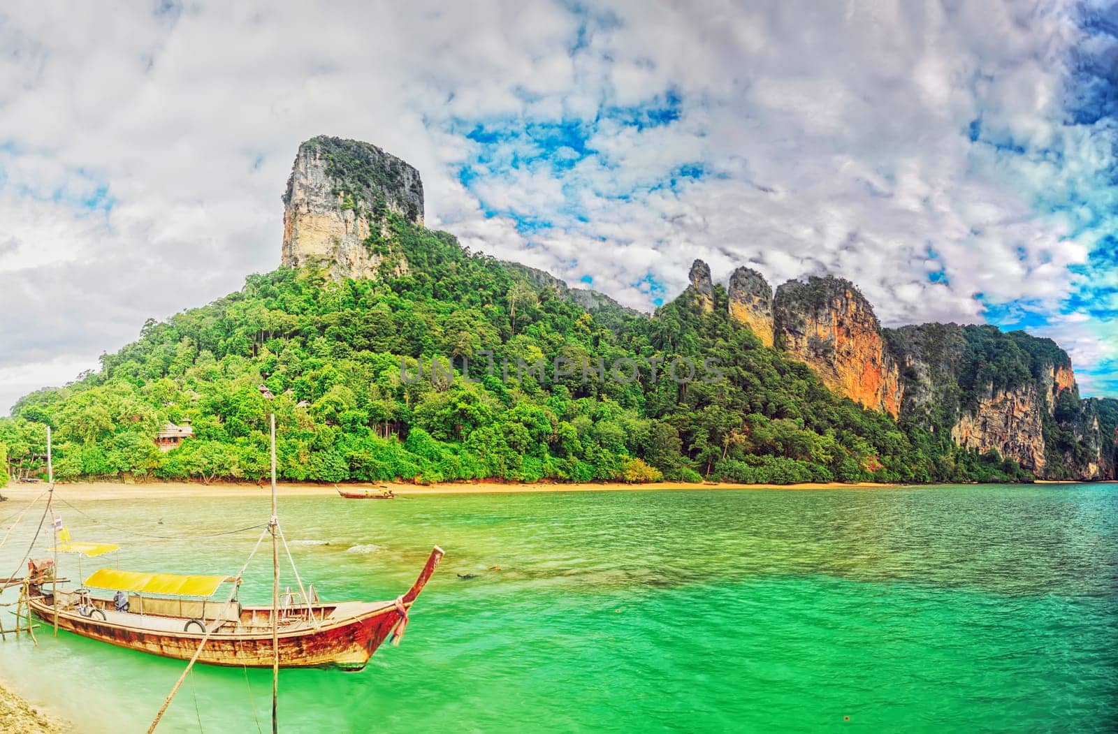 Panorama of the east Railay beach