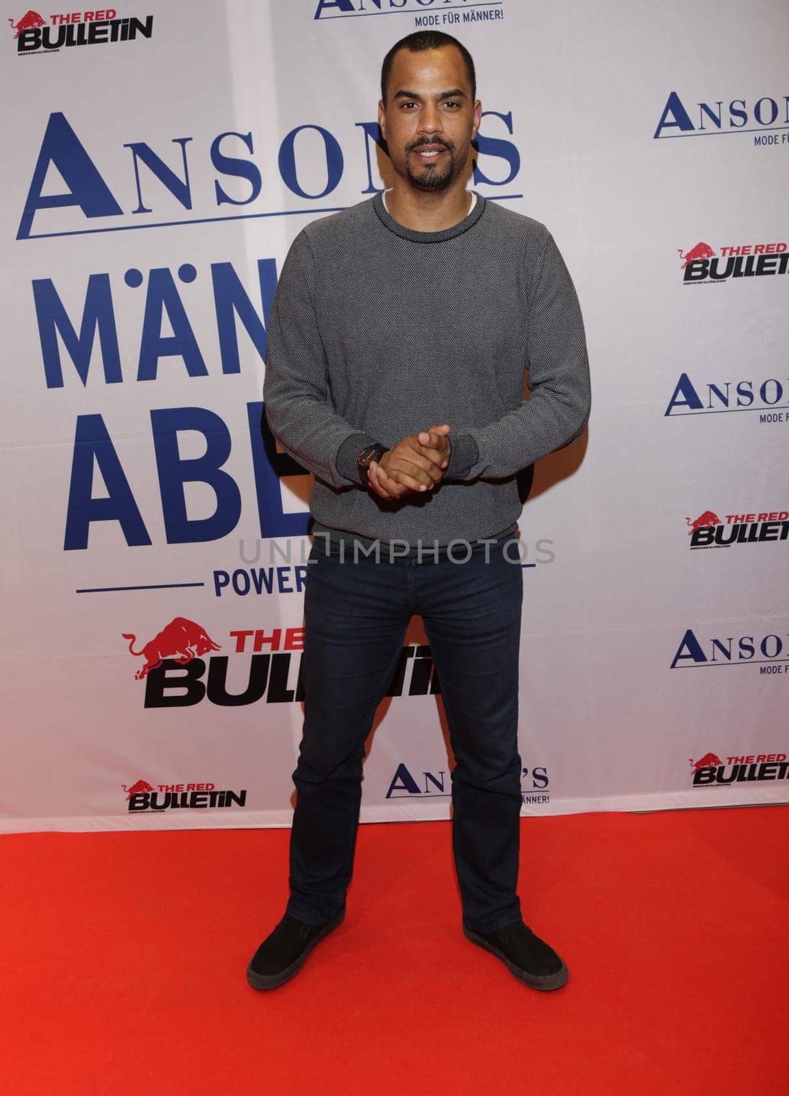 Patrice Bouédibéla , Anson's late-night shopping event invited to the first Maenner abend in Hamburg ,16.04.2015