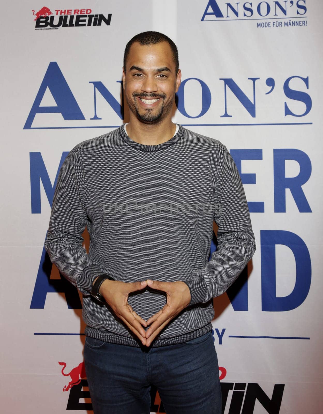 Patrice Bouédibéla , Anson's late-night shopping event invited to the first Maenner abend in Hamburg ,16.04.2015