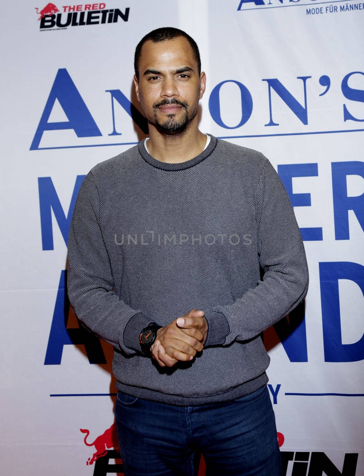 Patrice Bouédibéla , Anson's late-night shopping event invited to the first Maenner abend in Hamburg ,16.04.2015