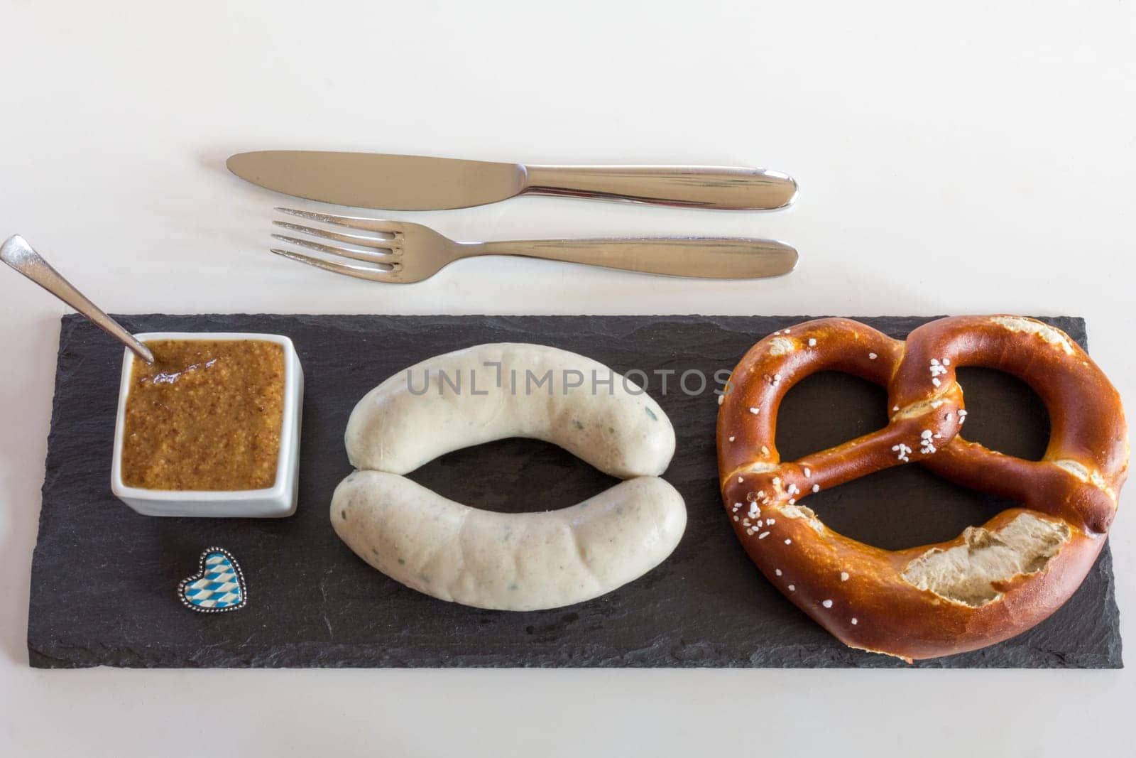White sausage,brezn and sweet mustard