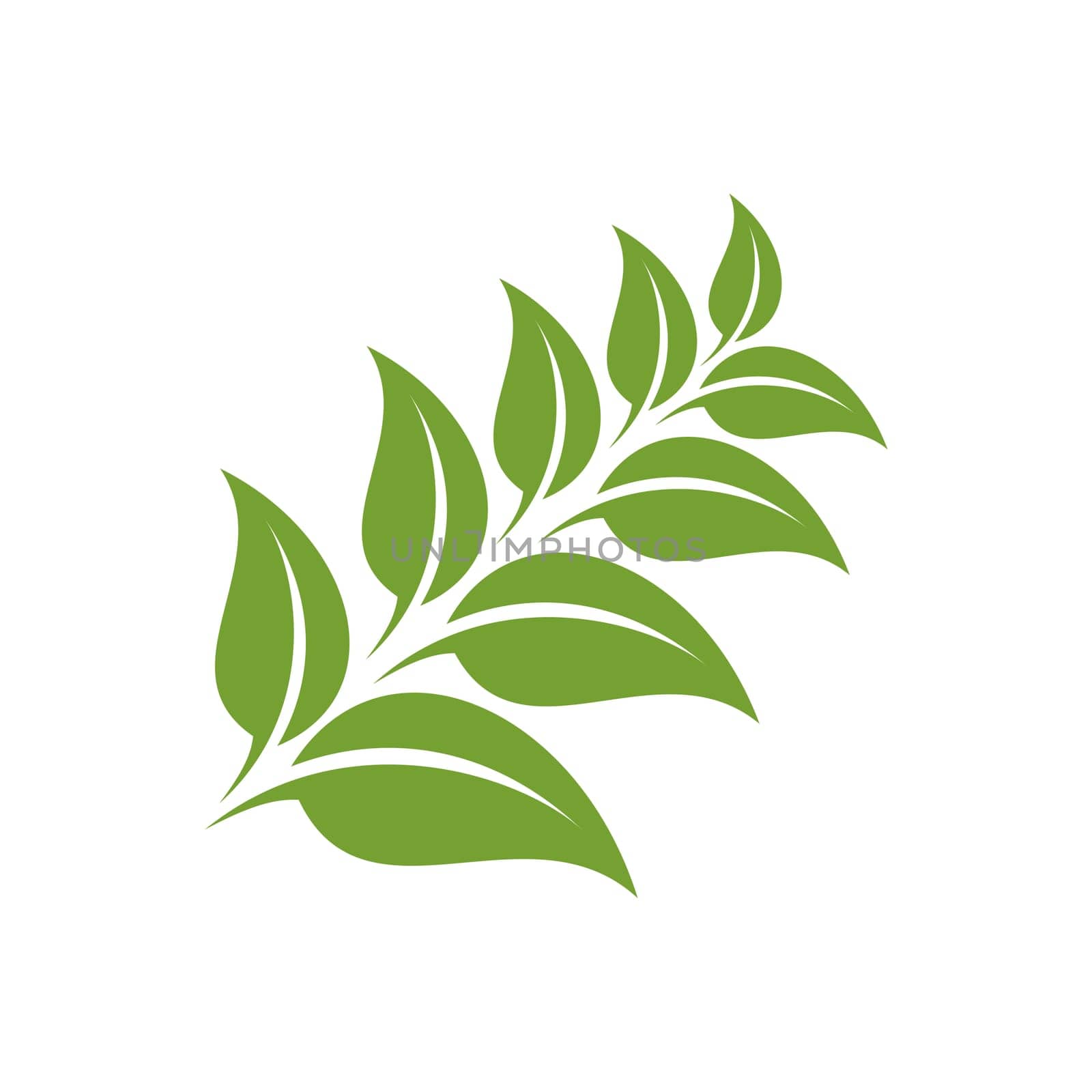 Green Leaf Ecology Logo Template Illustration Design. Vector EPS 10.