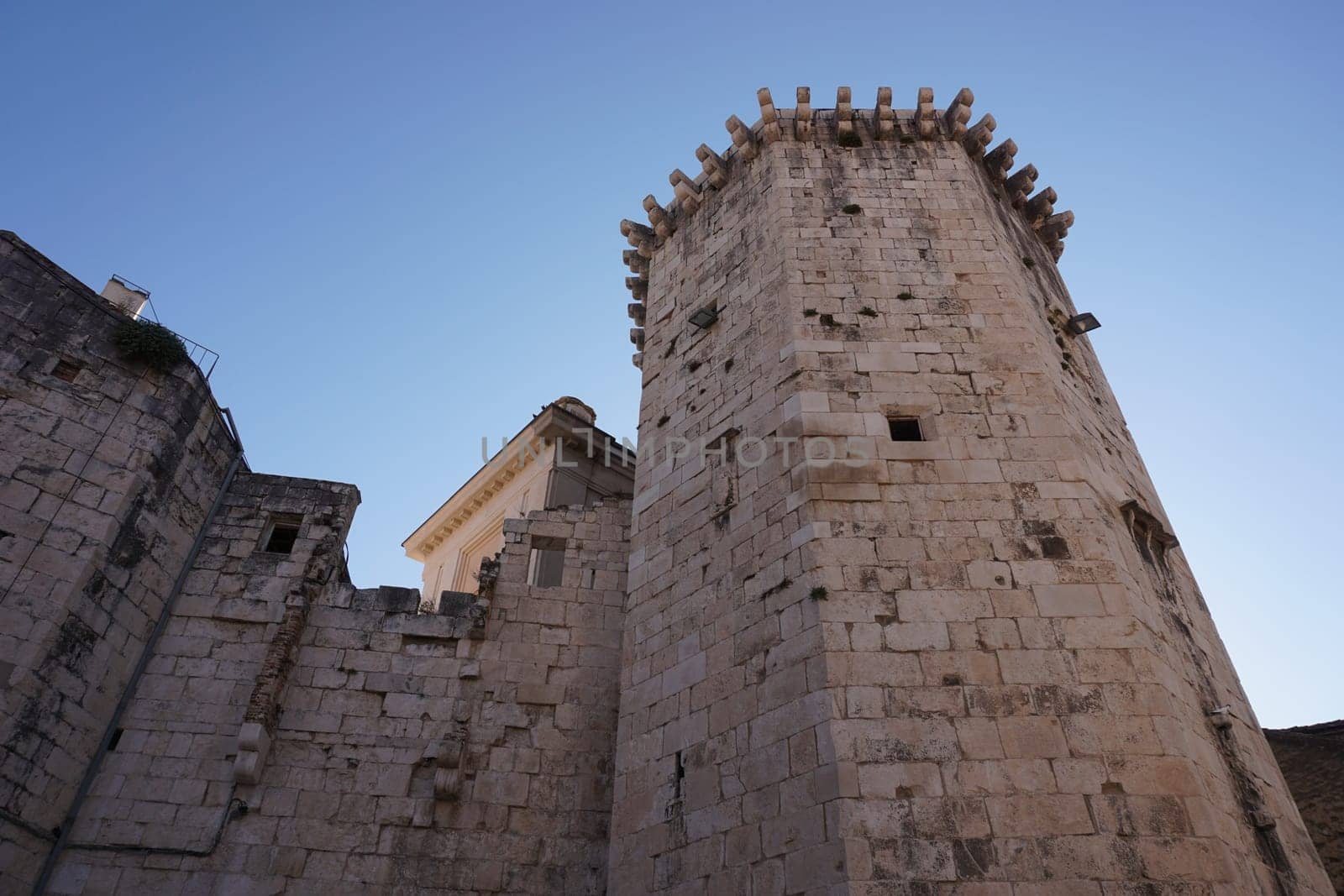 Marina Tower in the old town of Split, Croatia 2020