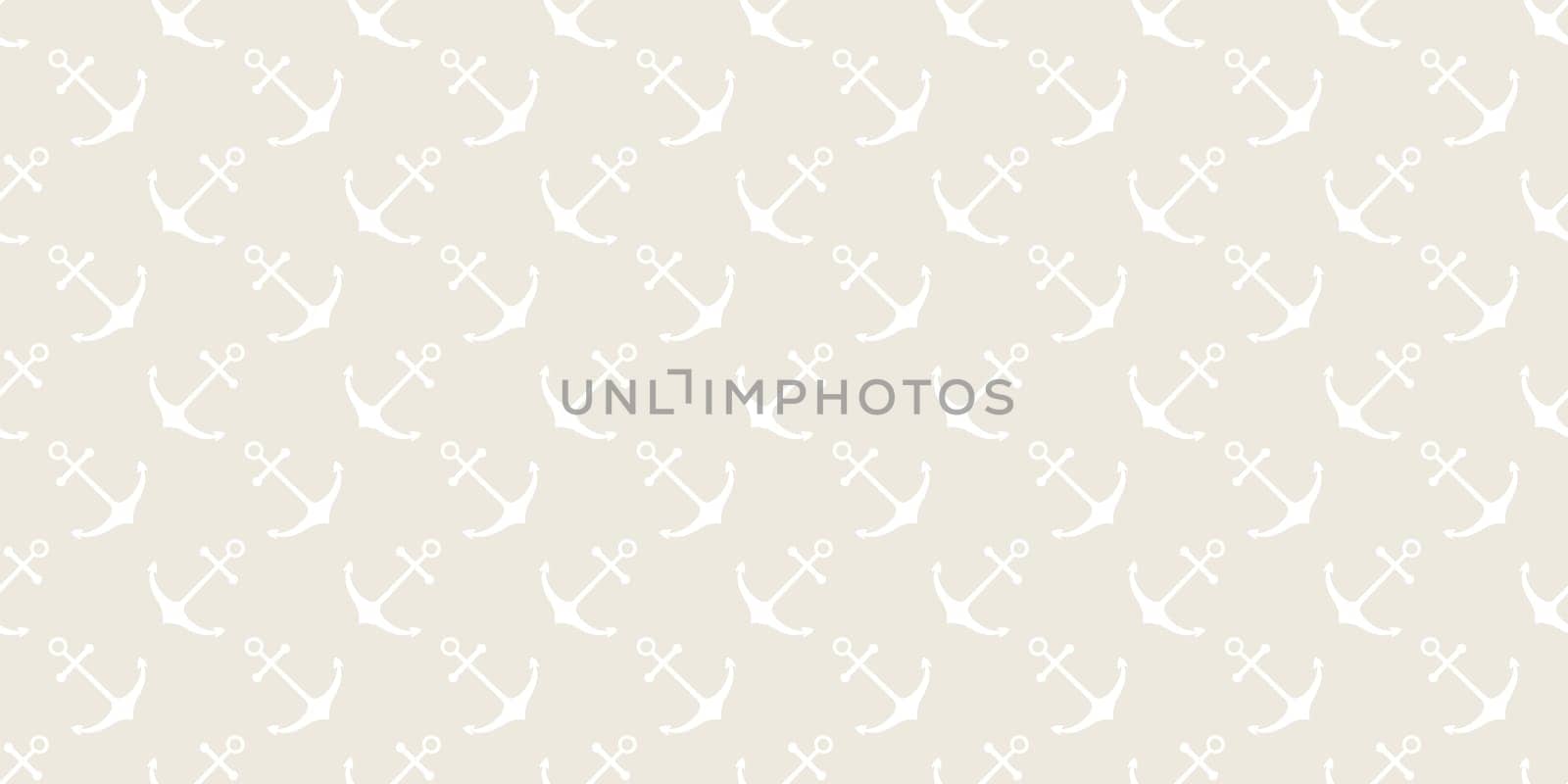 Nautical seamless pattern with ship wheels and anchors. Vector illustration