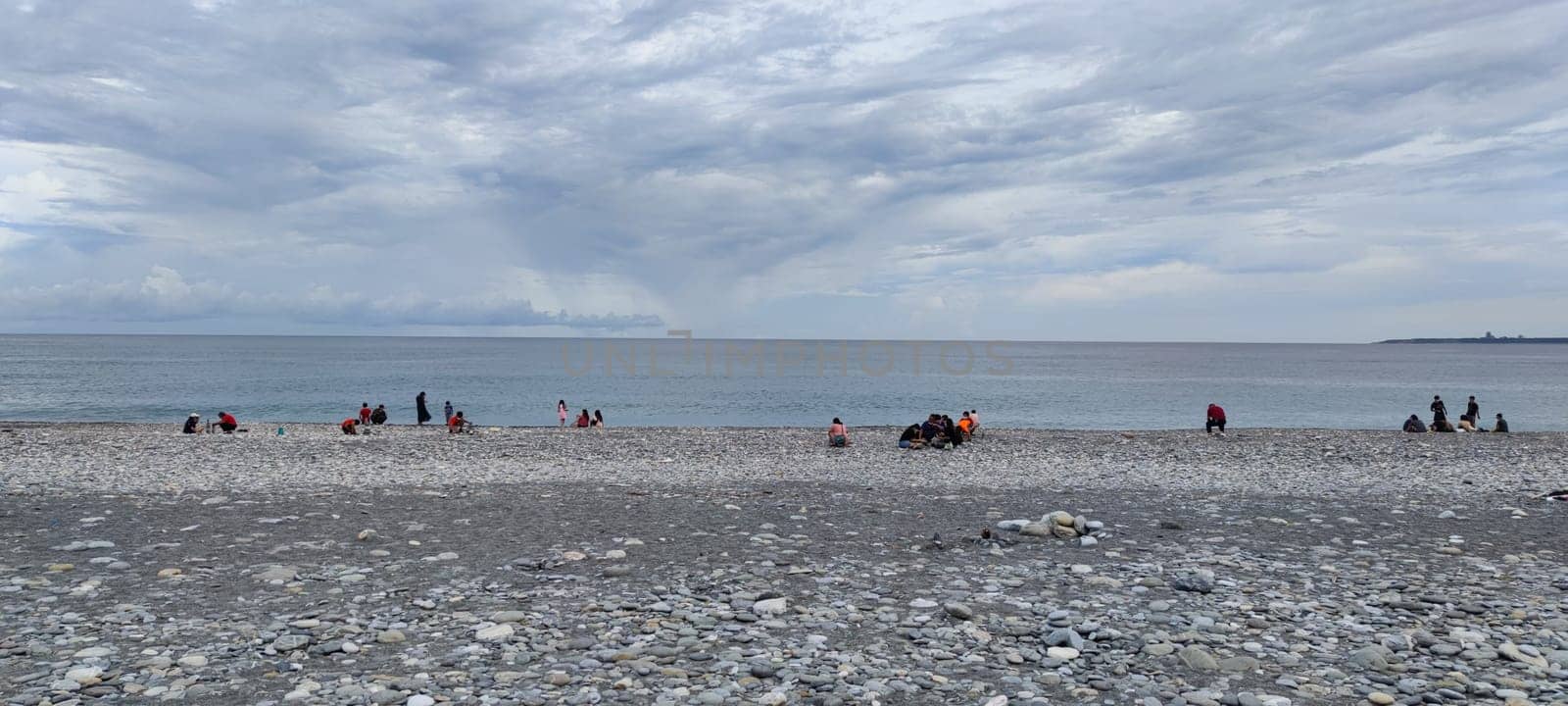 Hualien Mambo Beach, Taiwan - 30 Aug, 2021 : The beach Hualien Mambo, Taiwan