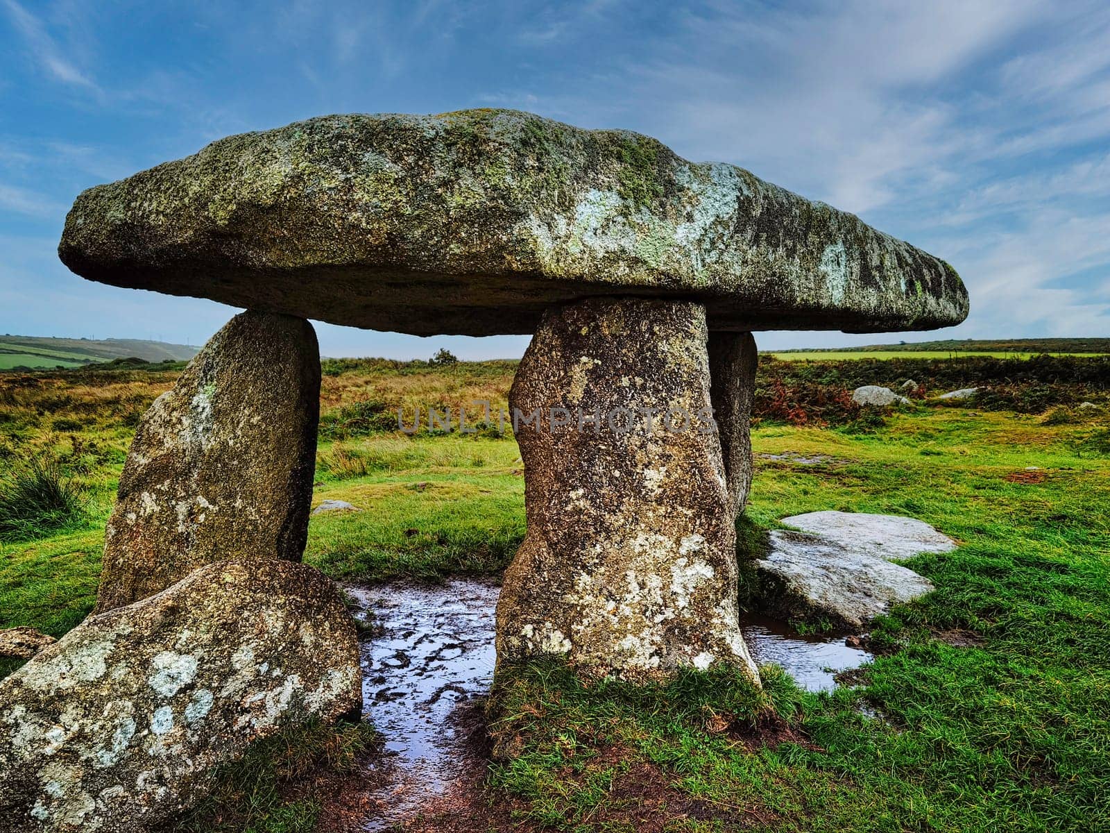 Lanyon Quoit - dolmen in Cornwall, England, United Kingdom