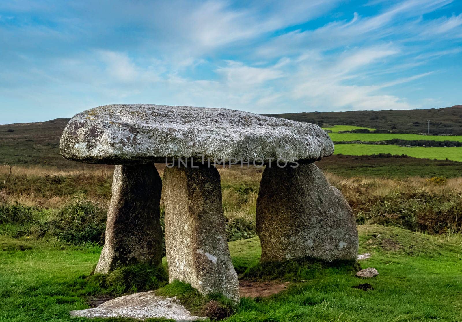 Lanyon Quoit - dolmen in Cornwall, England, United Kingdom