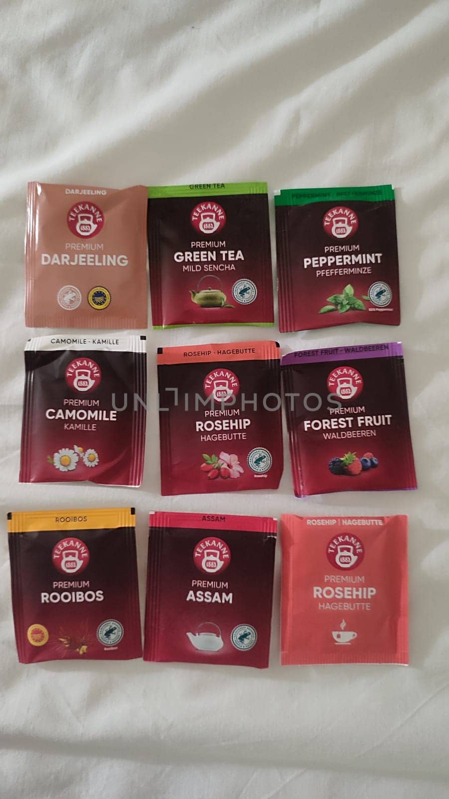 October 15 2024 Prague Czech Republic Europe Tea variety selection drink brand . High quality photo