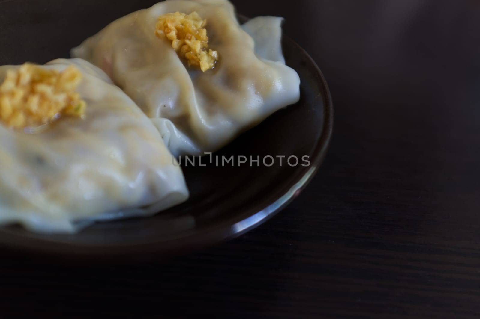 Chinese Steamed Rice Noodle Rolls whit bamboo shoot