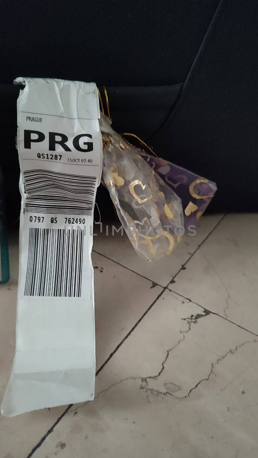 October 15 2024 Prague Czech Republic Europe Package floor wrapping. High quality photo