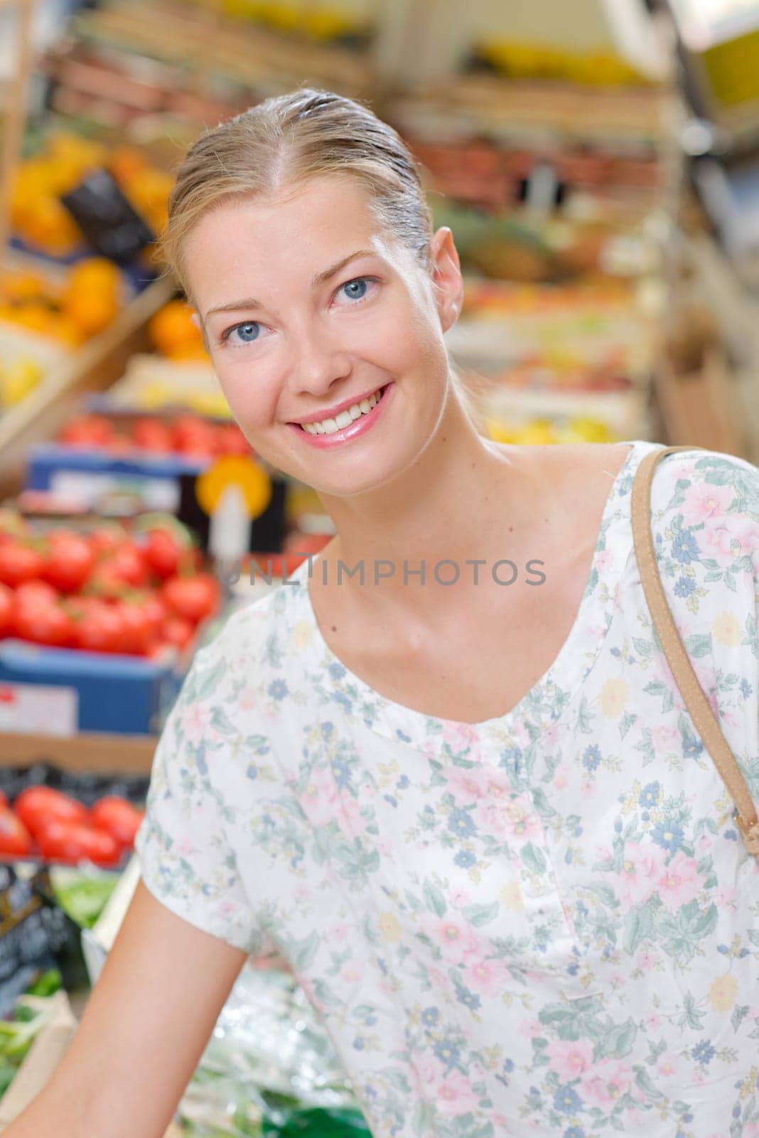 Woman doing her weekly shop