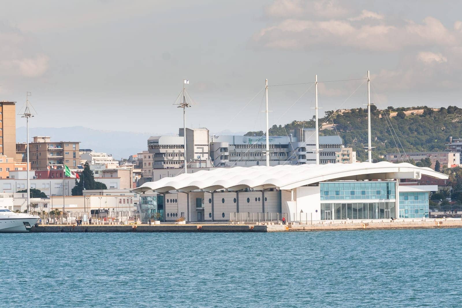 Cruise terminal in Cagliari - Sardinia - Italy