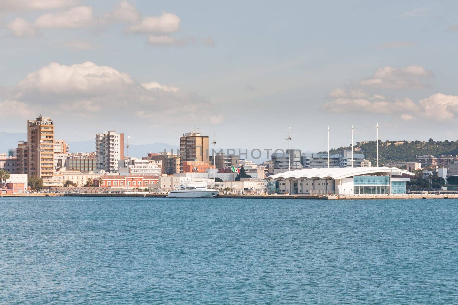 Cruise terminal in Cagliari - Sardinia - Italy